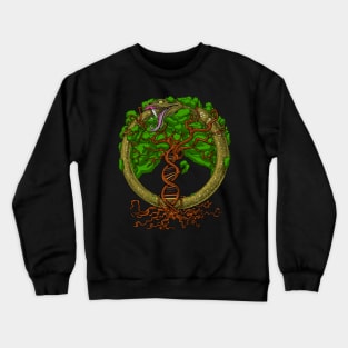 DNA Tree Of Life Ouroboros Crewneck Sweatshirt